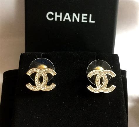 coco chanel stud earrings|Coco Chanel earrings for sale.